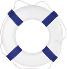 Ring Buoy 20" Decorative - White | 372